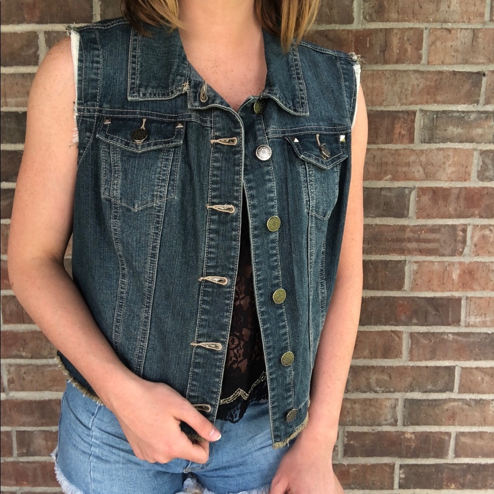 CATO Denim Fashion Vest
